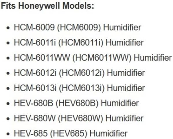 Honeywell HC14PF3 Replacement Wicking Filter E, 3 pack, white, 3 Count
