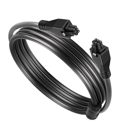 1.5M 6Pin AMS Extension Cable, 24AWG Copper Core Extension with Magnetic Ring Filter Compatible with Bambu Lab X1C/X1/X1E/P1P/P1S AMS-Lite 3D Printers(Not for A1/A1 MINI AMS Series)