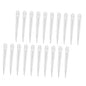 50pcs Transparent Disposable Pipette Tips for Laboratory Use Plastic Liquid Pipettor Nozzle Accessories with Narrow Point Design for Accurate Sample Transfer and Reduced Retention