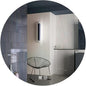 LED Illuminated Bathroom Mirror Round Wall Mirror with Touch/Dimmable/Demister Pad Makeup Mirror for Vanity Living Room Bedroom(Size:50CM) ()