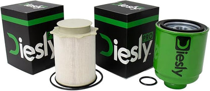 Diesly Pro 6.7L Cummins Fuel Filter | LIFETIME INJECTOR WARRANTY | Oil Filter | Air Filter | Water Separator | Fits 2013-2018 RAM 2500 3500 Diesel Trucks