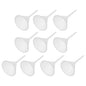 Veemoon 10pcs 90mm Plastic Triangle Funnels Pp Laboratory Filling Funnels Scientific Filter for Lab and Industrial Liquid Transfer