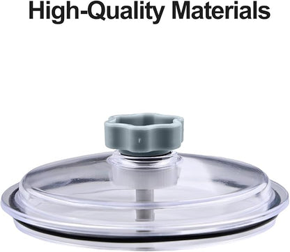 Heran SF80110-1 Leaf Trap Cover Lid with O-Ring and Valve Compatible with Intex 12 Inch Sand Filter Pumps (2100 GPH), Sand Filter Pump Replacement Parts, Pool Pump Accessory for Maintenance