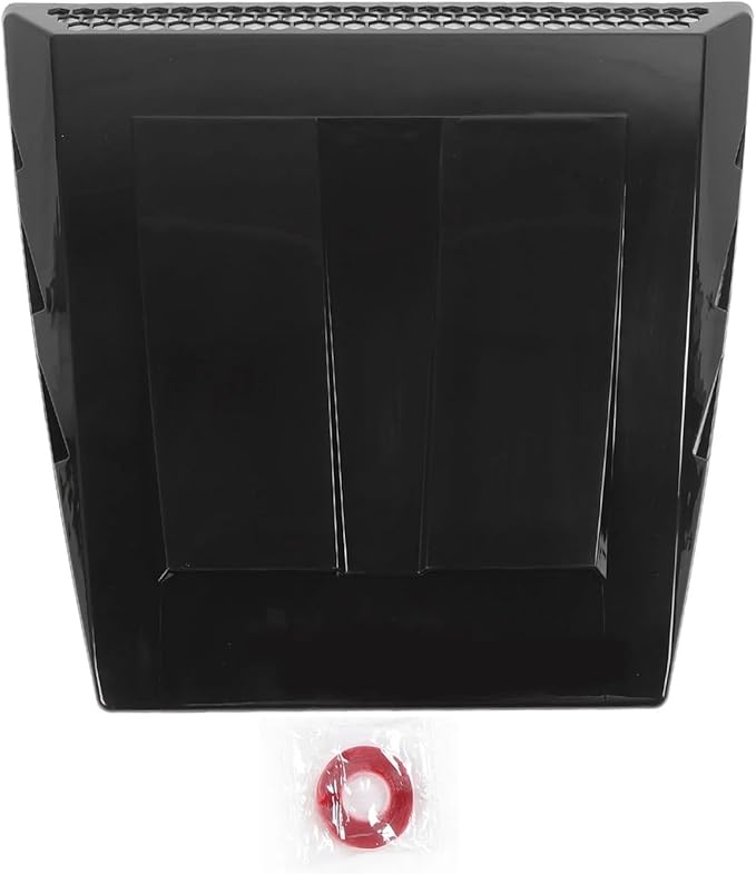 Gloss Black Hood Vent Cover Air Intake Decorative Trim Compatible For Ford F-Series F150 F250 F350 Compatible For Chevrolet And Toyota