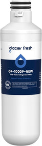 GLACIER FRESH Water Filter LT1000PC Replacement for LG Refrigerator, Compatible with LG LT1000P/PC/PCS, LT1000PC, LT-1000PC, MDJ64844601, ADQ747935 ADQ74793504 Water Filter (1 Pack)