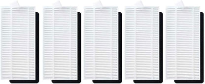 Replacement Filter for Thamtu T21 Robot Vacuum, Washable and Reusable HEPA-Style Air Purifying Filter, Removes of Dust Particles Down to 0.3 Microns, 5-Pack