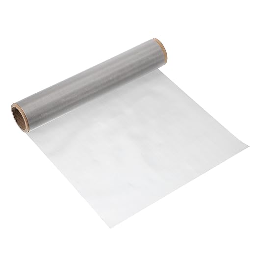 uxcell 500 Mesh 39" x 10" Woven Wire Mesh, 316 Stainless Steel Air Vent Filter Screen, Window Screen Mesh for DIY Projects Vents Cover Filtration Animals Fence
