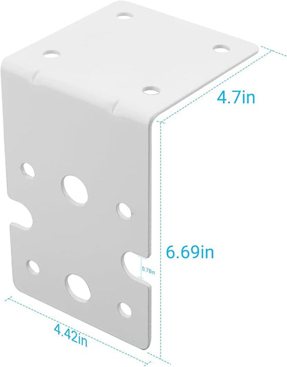Whole House Mounting Bracket,Housing Mounting Metal Bracket,for 10" and 20" Water Filter Housing, Compatible with Pentek 244047, 150578, MC-1A, 150061