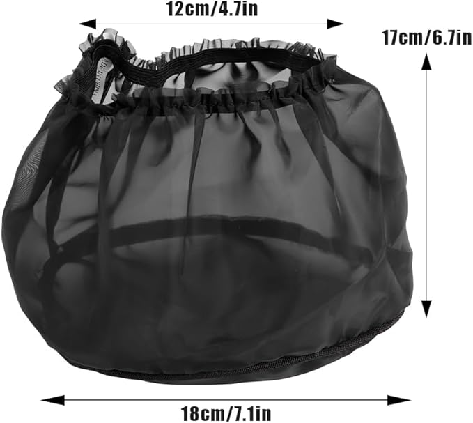 Joyzan Air Filter Protective Cover, Waterproof Universal Cold Intake Cleaner Socker Motorcycle Rain Sock Dustproof Protection Wrap Net Accessories Kit Uniform Micron High Flow Performance Black