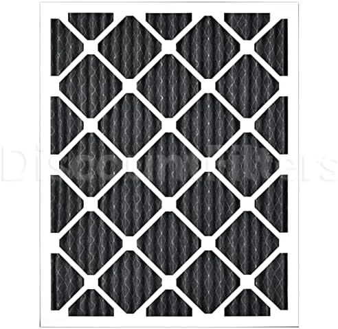 AIRX FILTERS WICKED CLEAN AIR. ODOR 20x25x1 MERV 7 Carbon Pleated Air Filter - Made in the USA - Box of 6