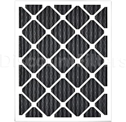 AIRX FILTERS WICKED CLEAN AIR. ODOR 20x25x1 MERV 7 Carbon Pleated Air Filter - Made in the USA - Box of 6