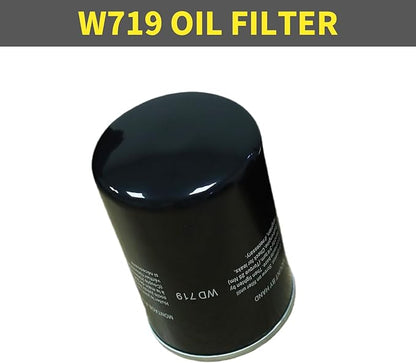 W719 Oil Filter for 10HP Belt Motors Air Compressor, Industrial Air Compressor System Maintenance Kit
