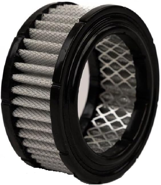 Air Compressor Intake Filter - Aftermarket Replacement Part OEM Compatible with Solberg 15, Ingersoll Rand, Campbell Hausfeld, Quincy, Grainger and More - 5 Micron, 35 CFM, 4.38" OD x 2.31” Tall