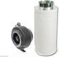 ARC-POWER 8" x 40" Hydro Activated Carbon Scrubber Odor Control Filter with 8" Inline Fan