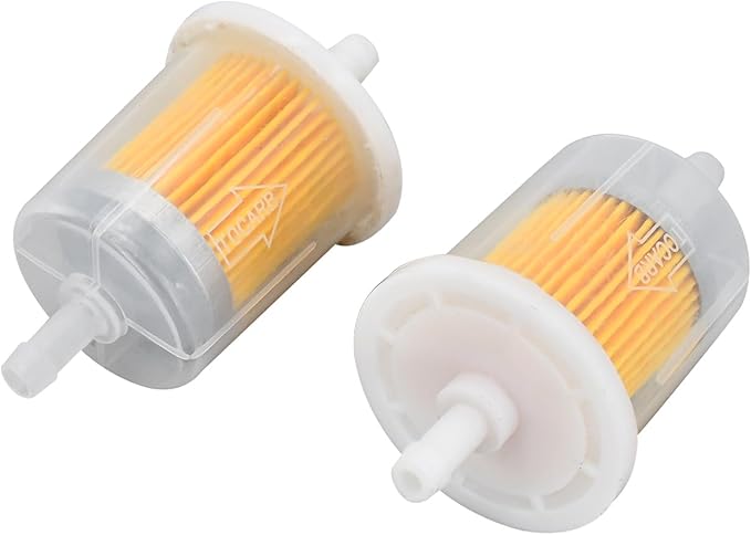 5/16" Inline Fuel Filter 12581-43012 Diesel Gasoline Fuel Filter 12581-43010 Compatible with Kubota Lawn Tractor Mower BX22D BX23D BX24D BX25 BX1870 BX1860 BX1850D BX1830D, 2 Pack