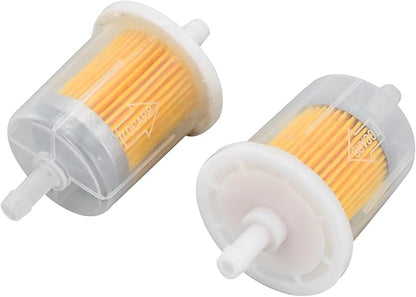 5/16" Inline Fuel Filter 12581-43012 Diesel Gasoline Fuel Filter 12581-43010 Compatible with Kubota Lawn Tractor Mower BX22D BX23D BX24D BX25 BX1870 BX1860 BX1850D BX1830D, 2 Pack