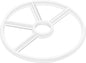 1 Pc Diverter Spider Gasket Compatible with Waterway 711-1910B/806105211439, Fit for Carefree, Clearwater, TWM Sand Filters Models WVS002 & WVS003 1.5-inch Top Mount Pool Sand Filters Multiport Valve