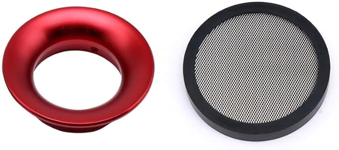 Carburetor Carb Velocity Stack 44mm Air Cleaner Filter Modified Trumpet Aluminum Alloy with Sponge Filter Steel Mesh for GY6 150cc PZ24 PZ30 PHBH Suggest Small Displacement (Red,44mm)