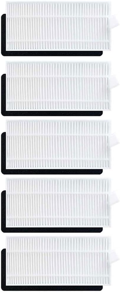 Replacement Filter for Thamtu T21 Robot Vacuum, Washable and Reusable HEPA-Style Air Purifying Filter, Removes of Dust Particles Down to 0.3 Microns, 5-Pack