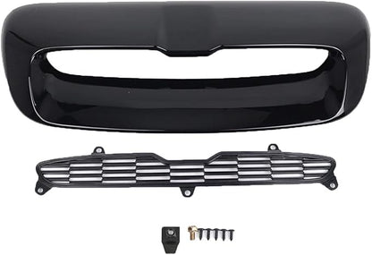 Car Front Air Intake Vent Scoop Car Air Flow Intake Hood Compatible With BMW Compatible With Mini And Cooper R55 R56 R57 R58 R59 2007-2013(Glossy black)