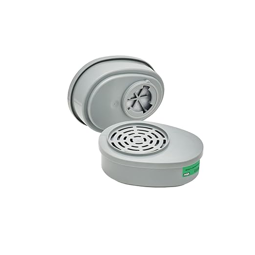 MSA 815358 Advantage Respirator Cartridge - Ammonia/Methylamine (GMD: AM, MA), Quantity: 2 per Pack, Chemical and Combination Air-Purifying Respirator Cartridge