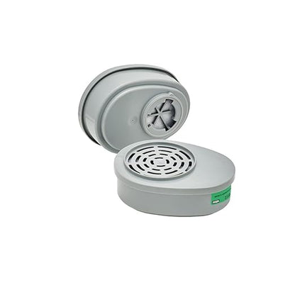 MSA 815358 Advantage Respirator Cartridge - Ammonia/Methylamine (GMD: AM, MA), Quantity: 2 per Pack, Chemical and Combination Air-Purifying Respirator Cartridge