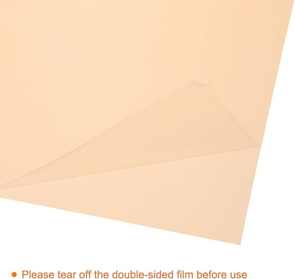 uxcell 4Pcs A4 Gel Light Lighting Filter Overlay Transparent Color Correction Plastic Vinyl PVC Sheets Photography Television Fluorescent Orange,0.2mm