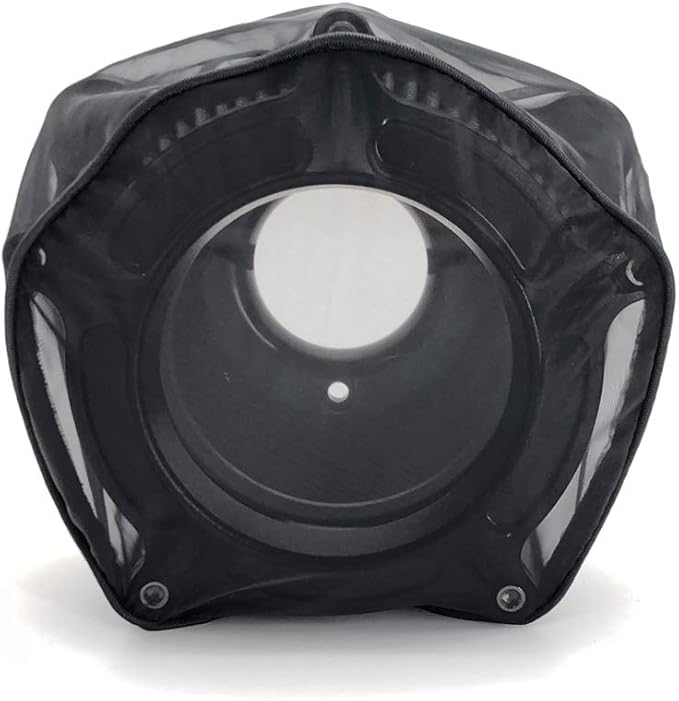 Motorcycle Air Cleaner Filter Waterproof Brreather Rain Sock Black Protective Cover For Harley Air Cleaner Kits XL 1200 Touring Softail Dyna (For RSD Style)