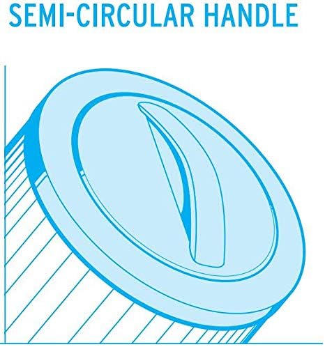 Unicel C-7350 50 Square Foot Media Replacement Hot Tub Spa Filter Cartridge with 200 Pleats, Compatible with Caldera Spas (2 Pack)