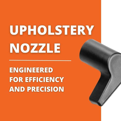 Fein Upholstery Nozzle with Brush Strips for Superior Debris Removal - Durable and Efficient Cleaning Attachment for Turbo Wet/Dry Dust Extractors - 31345075010