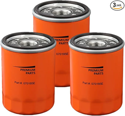 070185ES Oil Filters 90mm High Capacity for Ge-nerac 8kw-24kw Air-Cooled and Portable Generators 760cc 990cc Engines Rep 070185E 70185(3Pack)