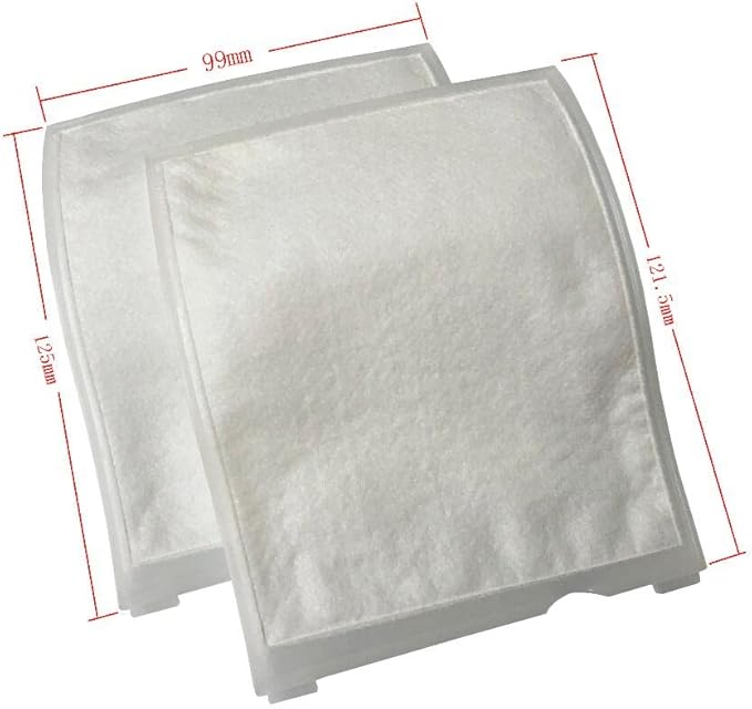 CF Clean Fairy 10pcs 2846 Exhaust Filter Compatible With Windsor Sensor S Series S12 S15 And Sebo Essential G1 G2 Commercial Upright Vacuums Replacement for 8.614-140.0