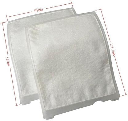 CF Clean Fairy 10pcs 2846 Exhaust Filter Compatible With Windsor Sensor S Series S12 S15 And Sebo Essential G1 G2 Commercial Upright Vacuums Replacement for 8.614-140.0