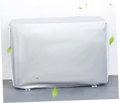 Happyyami Air Conditioner Hood Air Conditioner Cover Weatherproof Easy to Clean 100x80x41cm