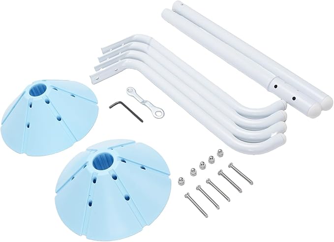 Pool Filter Cleaner Stand, Stainless Steel Rotating Pool Filter Cleaner Tool for Cartridges, with for Swimming Pool Filtration System