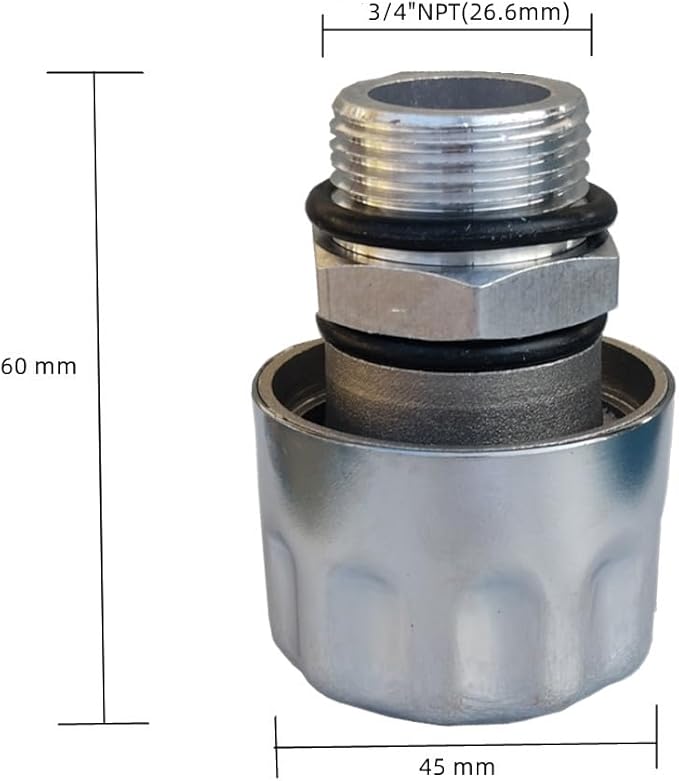NPT Breather Cap 3/4"- C-Type Air Filter Plug for Hydraulic Oil Tank Covers and Gearbox Exhaust Valves - Ideal for Coolant Tanks, Reservoirs, Hydraulic Oil Tanks, and Gearboxes (3/4″ Small Cap)