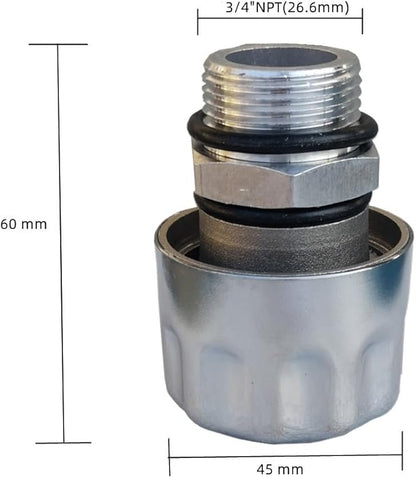 NPT Breather Cap 3/4"- C-Type Air Filter Plug for Hydraulic Oil Tank Covers and Gearbox Exhaust Valves - Ideal for Coolant Tanks, Reservoirs, Hydraulic Oil Tanks, and Gearboxes (3/4″ Small Cap)