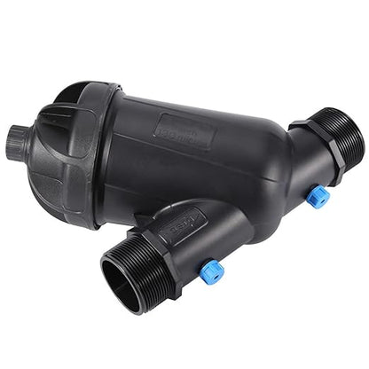 Gardening Filter Irrigation Filter Y Type Mesh Drip Irrigation Filtration Equipment for Greenhouse Agricultural Farm Garden Plastic MNPT 2in DN50 120mesh (Small)