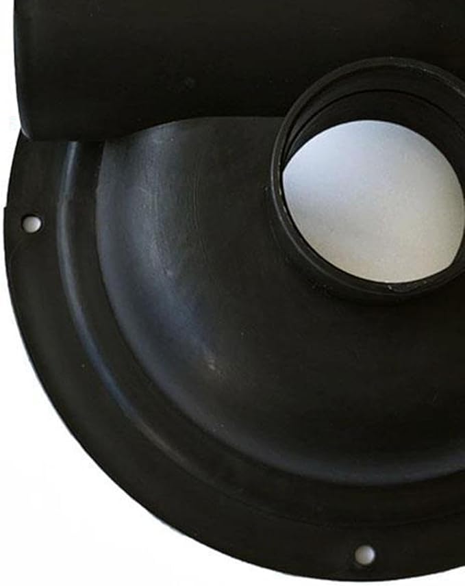 Vacuum Dust Separator Cyclone Cover with Elbow Chipboard, Black