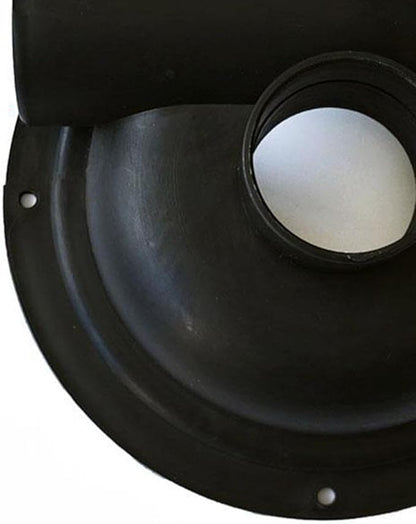 Vacuum Dust Separator Cyclone Cover with Elbow Chipboard, Black