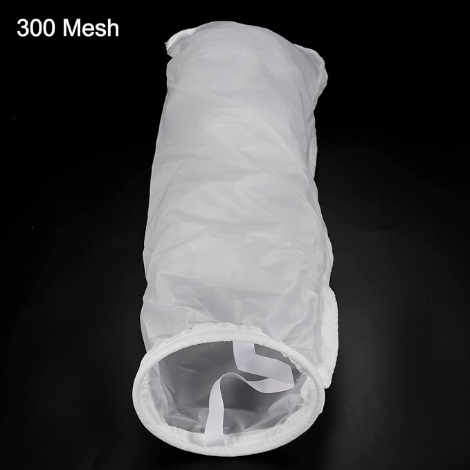 uxcell Paint Filter Bag 300 Mesh (31.9"x7") Nylon Strainer for Filtering Paint, Gasoline, Fuel