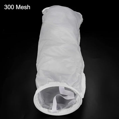 uxcell Paint Filter Bag 300 Mesh (31.9"x7") Nylon Strainer for Filtering Paint, Gasoline, Fuel