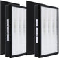 A2 True HEPA Replacement Filter, Compatible with Filtrete FAP-C02-A2, FAP-C03-A2, FAP-T03-A2 Air Purifier, Part # 1150101, 2 HEPA + 2 Carbon pre-filters