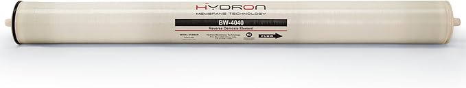 Hydron BW-4040 Reverse Osmosis Membrane – 4" x 40", 2400 GPD | High Performance for Commercial, Industrial, Agricultural, Whole House | Compatible with AG4040FF, AG4040TF, TW30-4040, RE4040-BE