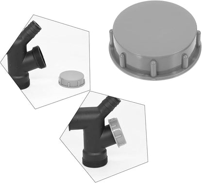 DOITOOL 6-Piece Drain Plug Caps Set 1.5 2 Waterproof Household Drainer Covers for Kitchen Bathroom Sturdy Blanking Caps for Waste Disposal