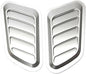 Car Hood Scoop Air Intake Vents Compatible For Hyundai Ix35 Solaris Compatible For Renault Captur Compatible For Kia And Sportage 4(Silver)