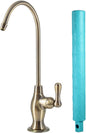 Metpure Non-airgap NSF Certified RO Faucet Reverse Osmosis Drinking Water Filtration System Water Dispenser Spout (Antique Brass). Vase Style with Faucet Wrench