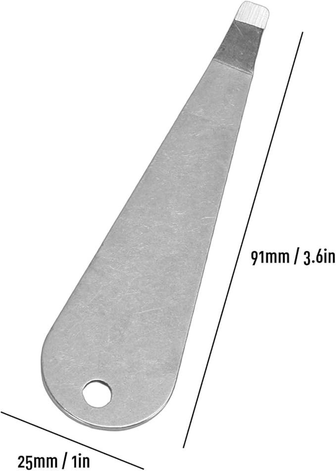 AUNMAS 3pcs Portafilter Basket Pry Removal Tool, Stainless Steel Ergonomic Design Quick Easy Cleaning Filter Basket Remover for Home Coffee Brewing