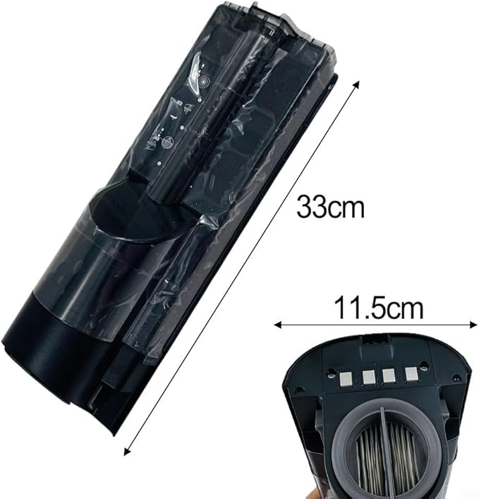 Replacement Waste Water Tank Compatible with For H14 Pro, H14 Dual, and H14 Series Vacuum Mop Wet Dry Floor Cleaner, For Black PE Plastic For Sewage Container for