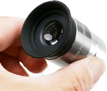 Multi-Coated Telescope Eyepiece Set - 1.25 inch - Upgraded with Soft Eyecup [4mm, 10mm, 20mm]